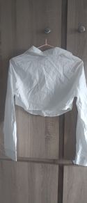 crop white shirt fits Xs s