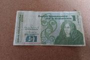 Irish pound note