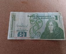 Irish pound note