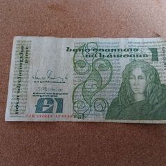 Irish pound note