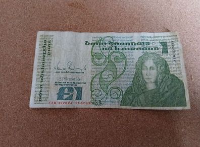 Irish pound note