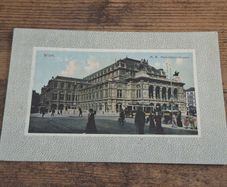 Vintage Postcard K.K. Hof and Operntheater, Vienna, Austria - free standard postage