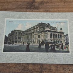 Vintage Postcard K.K. Hof and Operntheater, Vienna, Austria - free standard postage