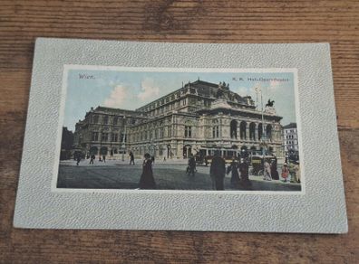 Vintage Postcard K.K. Hof and Operntheater, Vienna, Austria - free standard postage