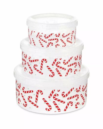 Brand New Christmas Storage set of 3 boxes with lid
