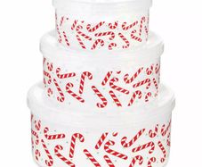 Brand New Christmas Storage set of 3 boxes with lid