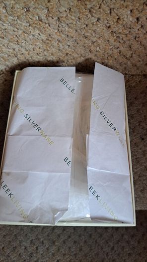 Belleek Silver Picture Frame ( New )