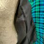 Green and Blue tartan plaid Blazer made in Ireland size 16 Image 6