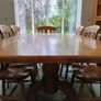 Custom-made Solid Elm Dining Table & 8 Chairs Image 2