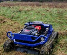 Very large remote slope mower