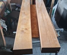 Oak mantle