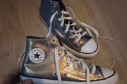 glitter high top converse