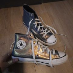glitter high top converse