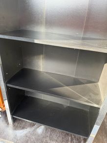 black bookcase