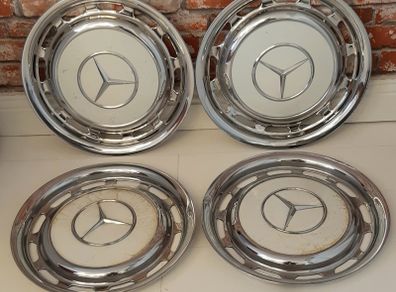 hubcaps wheel covers trims mercedes vintage chrome 14"