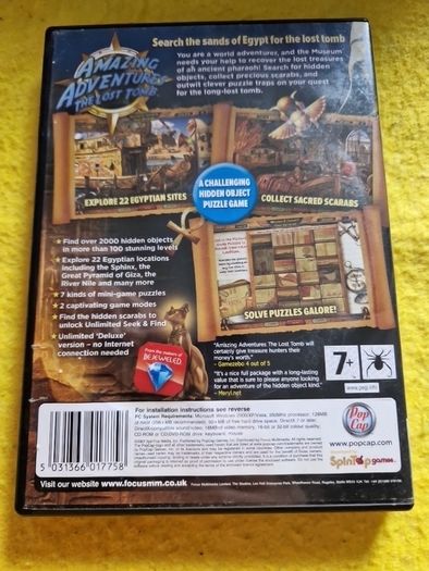Amazing Adventures The Lost Tomb Pc games Original