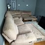 Fabric Corner Recliner Sofa - Taupe Image 3