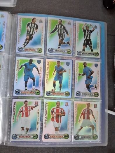 Match attax cards 08/09