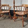 Pair of Antique Captain's Chairs Image 2