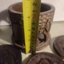 Hand Carved Wooden African Animal Coaster Set, Set of 6 Coasters and Container, Kitchen Dining Ware Image 5