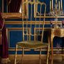 Rare Chiavari Solid Brass Crown Side Chair1950s Image 4