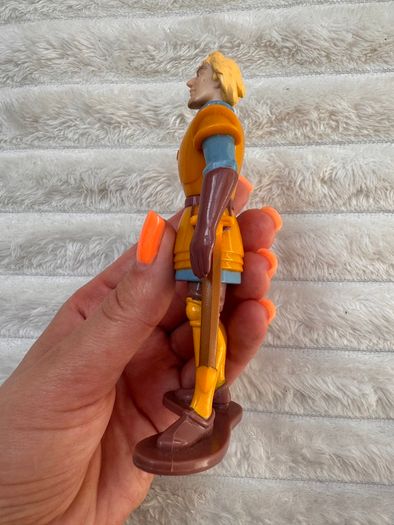 Captain Phoebus McDonalds Happy Meal Hunchback of Notre Dame approx. 12 cm. Used please see photos