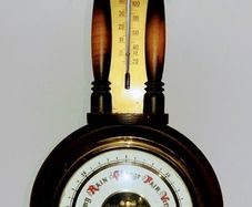 German-made barometer with thermometer