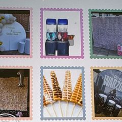 slush machine flower walls & backdrops