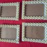 4 Small Pearl Photo Frames Image 2