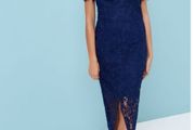 ladies navy dress