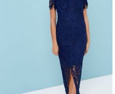 ladies navy dress