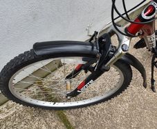 bike 26"wheels, mudguards,front, rear lamp ready to ride!