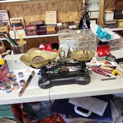 Antique weighing scales