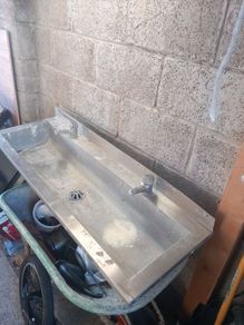 stainless sink