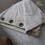 Curtins 2 pairs+one single curtin + 2 single bed runners to match Image 7