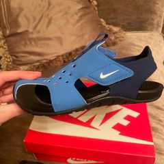 Blue brand new Nike Kids Sandals