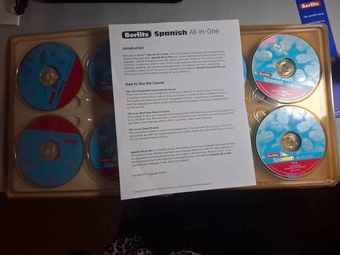Berlitz Spanish Lesson 14 CD Set