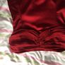 Beautiful red strapless silk dress Image 6