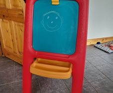 2 in 1 chalkboard and magnetic whiteboard