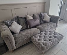 4 Seater Couch and Footstool