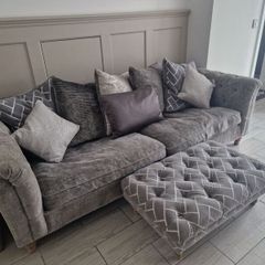 4 Seater Couch and Footstool