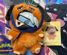 Naruto Beast Party Plush Keychain Kakashi