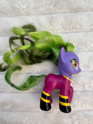 My Little Pony G4 approx. 3" Target Power Ponies Mane-iac Mayhem Brushable Used Please see photos