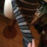 Stripe Fitted Skirt Image 5
