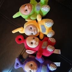 4 piece teletubbies soft toy