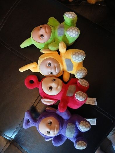 4 piece teletubbies soft toy