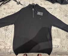 Tommy Hilfiger Pima Cashmere Half Zip Brand New