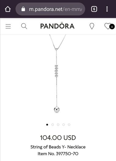 Pandora necklace