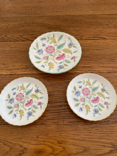 Minton Haddon  Hall Trio of little dishes