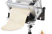 Manual Dough Sheeter Machine, Puff Pastry Sheeter and Fondant Roller, Removable Handle, Panel, Roller for Easy Cleaning, Max 1/2 inch Adjustable Thickness, for Home or Small Commercial Kitchens